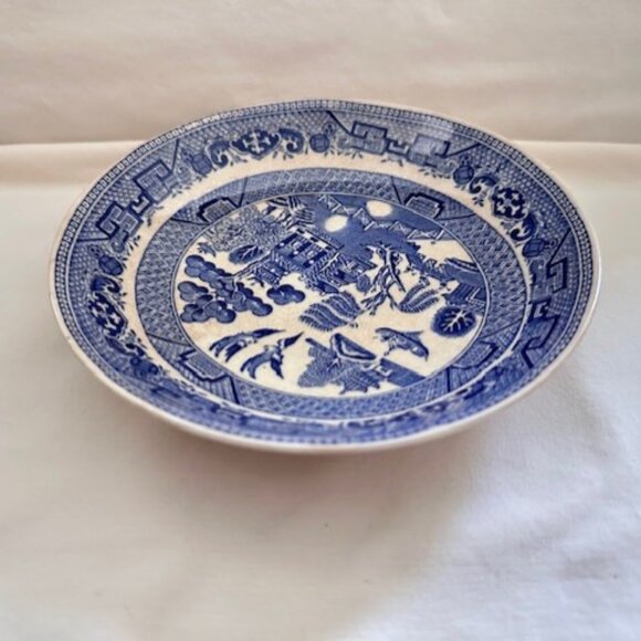 Antique Blue Willow Bowl - Picture 3 of 10